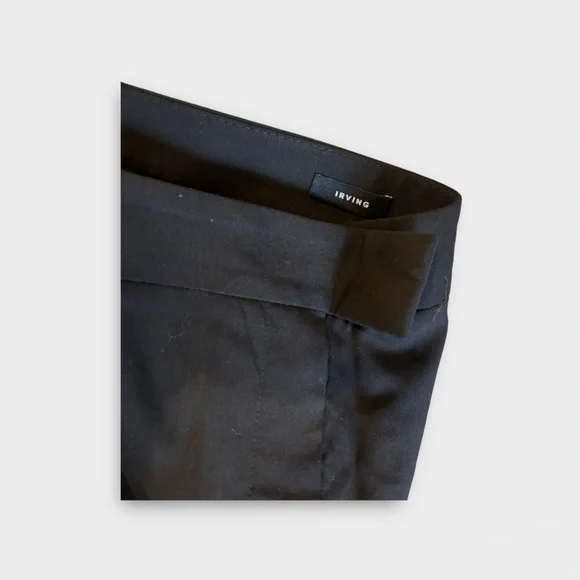 Lafayette 148 Irving Straight Leg Stretch Wool Pants